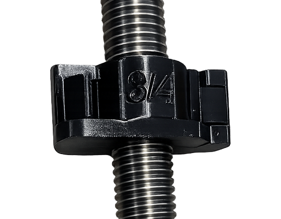 Quickly clips on and adjusts like a regular nut