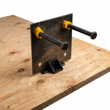 Anchor Bolt Setup Template Holder- Holds 1/4" steel or 3/4" plywood templates - 0